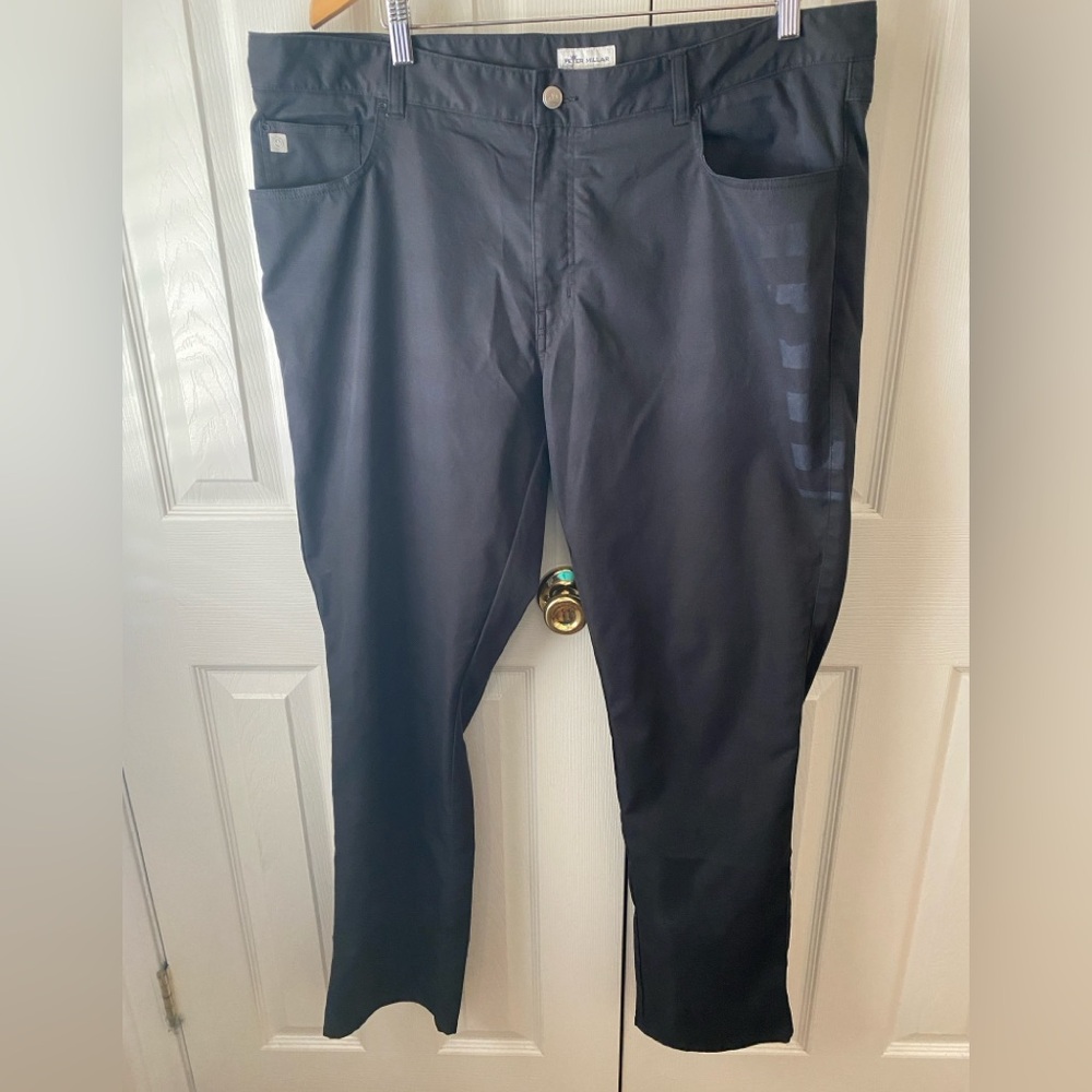 PETER MILLAR‎ eb66 Black Performance 5-Pocket Travel Golf Pant SZ 40/32